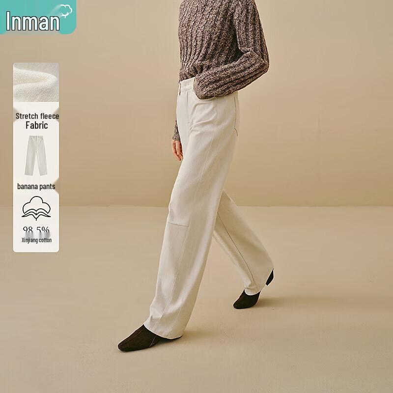 

Женские брюки-бананы INMAN с высокой посадкой и начесом 27