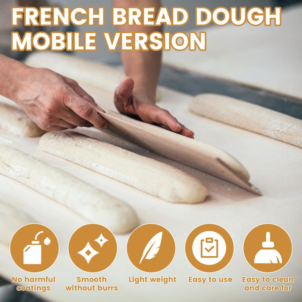 Baguette Transfer Peel Beech Wood French Bread Flipping Board Keep Dough In Shape Bread Making Tools Moving Tray Kitchen Gadgets