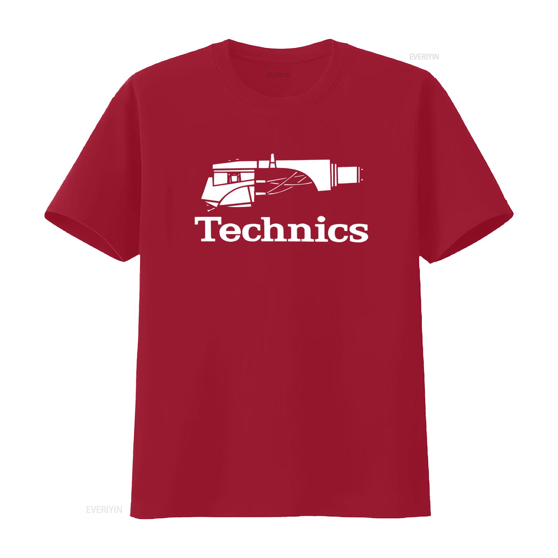 Technics Audio Company Logo Mens Black T Shirt Stylish Design Comfortable Fit Available in Sizes S 5XL vintage Washed Unisex S