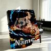 Custom Name Personalized Demon Slayer Print Blanket, Home Decor, Bedroom, Sofa, Camping, Couch, Gifts for Birthday Christmas