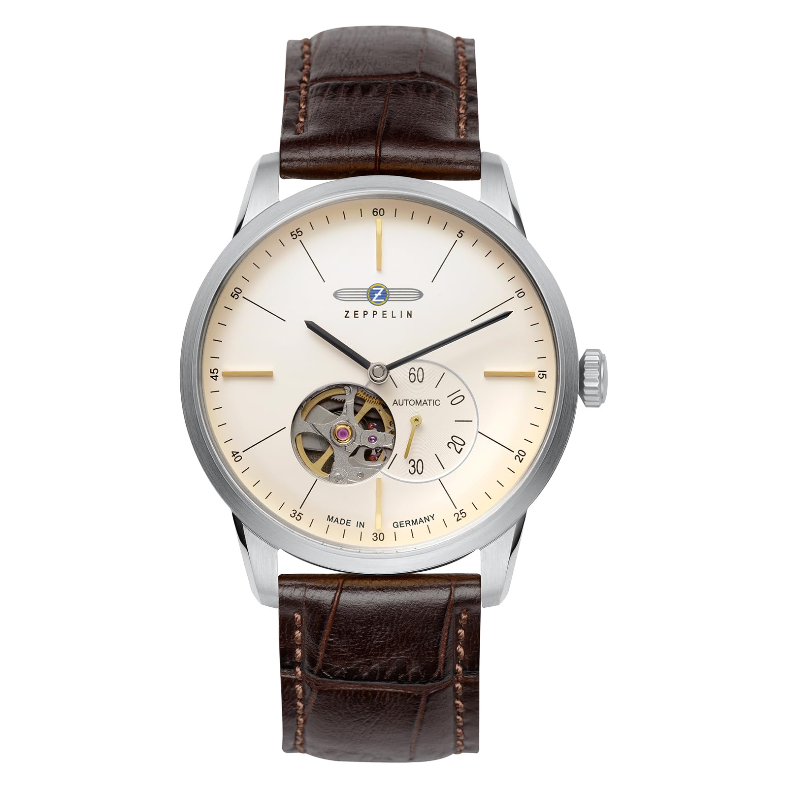

Casual Watch Flatline Brown [Zeppelin] 7364-5 Men s [Item]