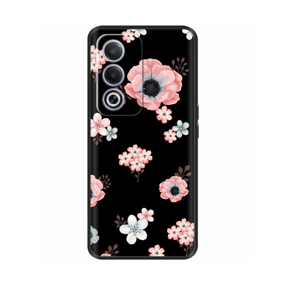 Phone Case for OPPO K12X 5G 6.67" CPH2667 Protection Luxury  Soft Black Silicone Shockproof Shell Painted Back Cover Funda Coque