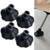 4 Pièces Patins Antidérapants pour Pieds de Chaise de Camping Résistants à l'Usure Capuchons de Pieds pour Chaise Pliante Réglables Accessoires pour Chaise de Camping