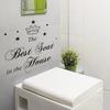 Removable Waterproof Best Seat Bathroom Restroom Toilet Sticker Decal Decor