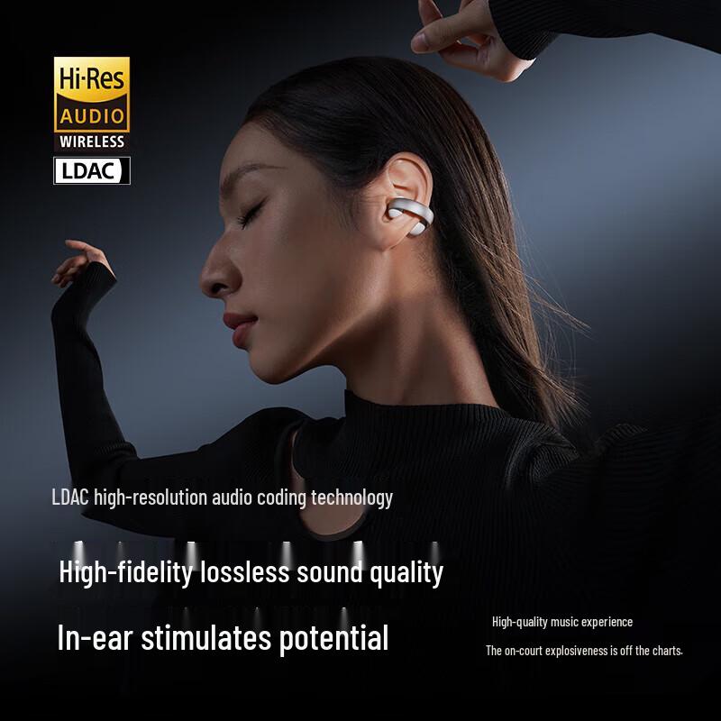 Soundcore AeroClip Open-Ear Bluetooth Sports Ear-Clip Headphones