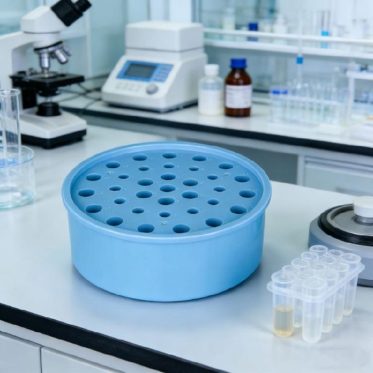 Ruimtebesparende Laboratorium Centrifugebuis Opslag Vriezerbox Container Ondersteunt Diverse Buisformaten En Eenvoudig Transport