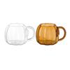 Colored Pumpkin Shaped Glass Breakfast Cup