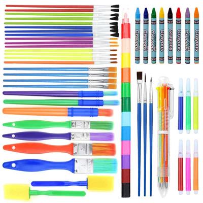 Pinceau de Peinture Stylo Couleur Six Stylos Crayon Bâton de Peinture à l'Huile Étudiant Fournitures d'Art Éducatives Bureau Accessoires Graffiti TMZ