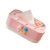 Cute Lift Tissue Box Rectangular Plastic Free Adjustable Lift Lifting Tissue Box for Bedroom Living Room