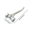 Skate Wheel Joint Raker Grout Cleaner Scraping Rake Tile Groust Cleaning Tool for
