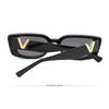 Fashion Cat Eye Sunglasses Luxury V Sun Glasses For Ladies Classic Rectangle Driving Eyewear Uv Protection