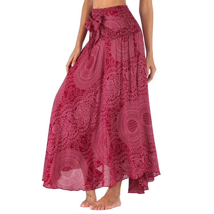 

Beachwear: Half-Body Skirt with Swing Design One Size