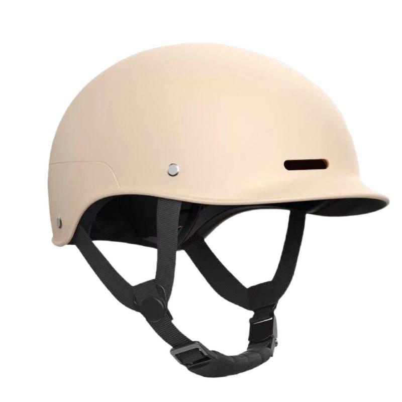Retro Motorcycle Helmet for Men & Women - Summer Sun Protection for Electric Vehicles and Scooters