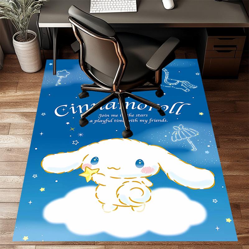 1pc Sanrio Cinnamoroll3 Design Printed Area Rug Carpet for Bedroom Living Room Home Decor Rugs Mat Non Slip Mat Rug for Bedside