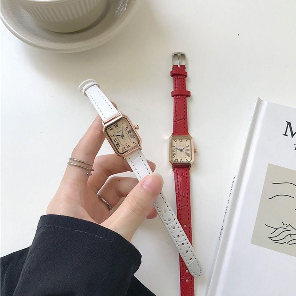 Portable Women's Quartz Watch Exquisite Ladies Business Watches Vintage Female Clock Daily Use