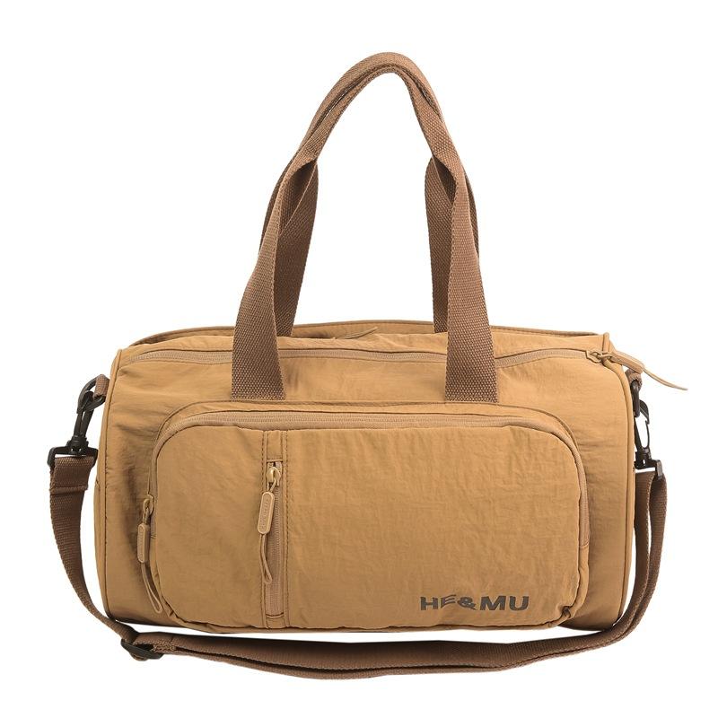 Lightweight Sports Yoga Fitness Bag Simple Versatile Large Capacity Storage Short Travel Bag Student Handheld Messenger Bag
