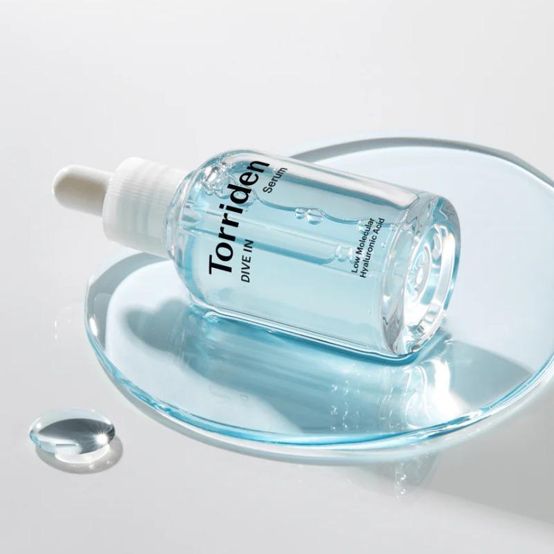 TORRIDEN Dive-In Skincare 4-Step Set (Toner 300ml + Serum 50ml + Soothing Cream 100ml + Sheet Mask 10 Sheets)