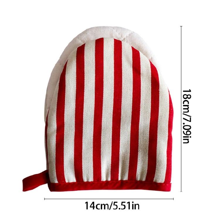 Schützende Küchenofenhandschuhe mit Punkte-Charm, Hitzebeständige und Rutschfeste Ofenhandschuhe zum Kochen und Backen