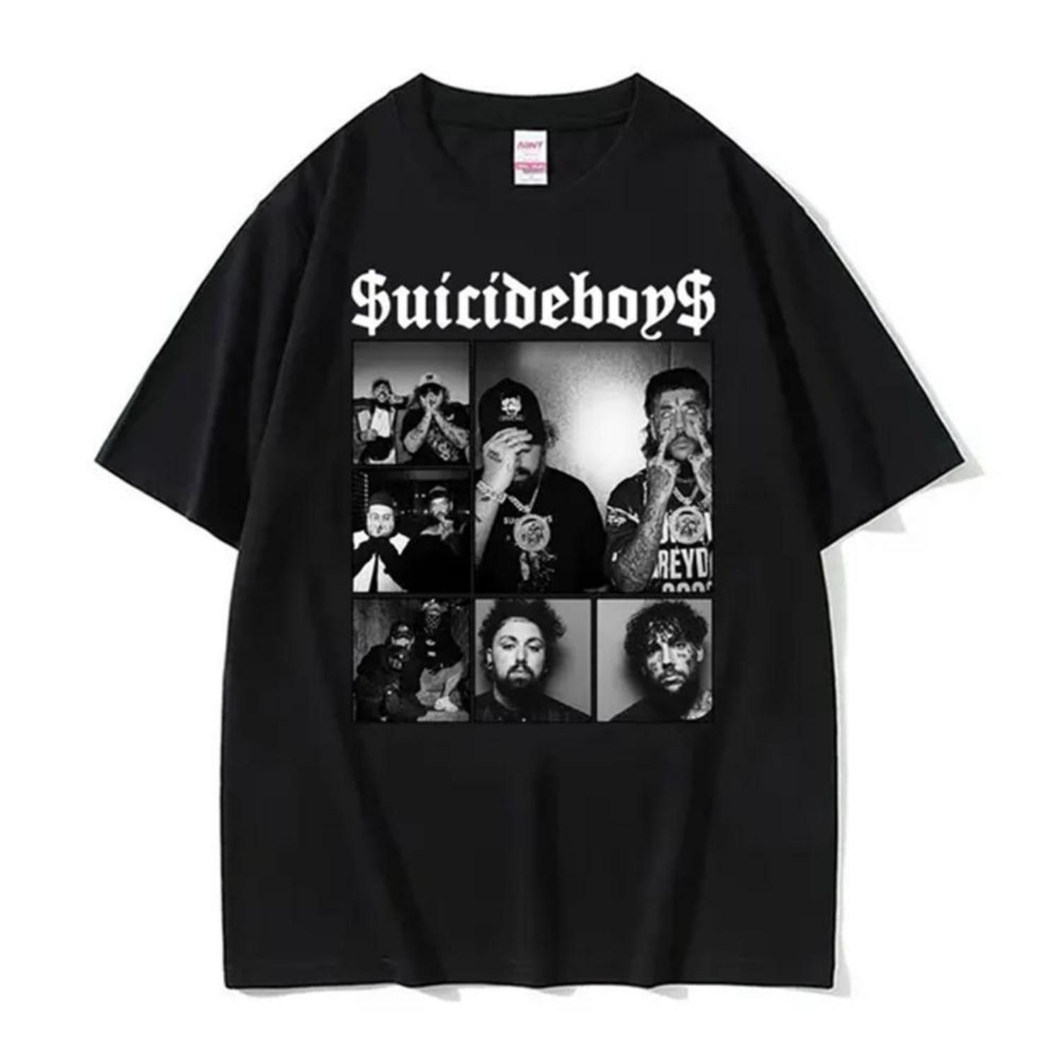 

Fashion Pure Cotton Suicideboy Era Tour Graphic T Shirt Men Mens Clothing T Shirt Homme Mens T Shirt New In Top & Tees Tee S чёрный