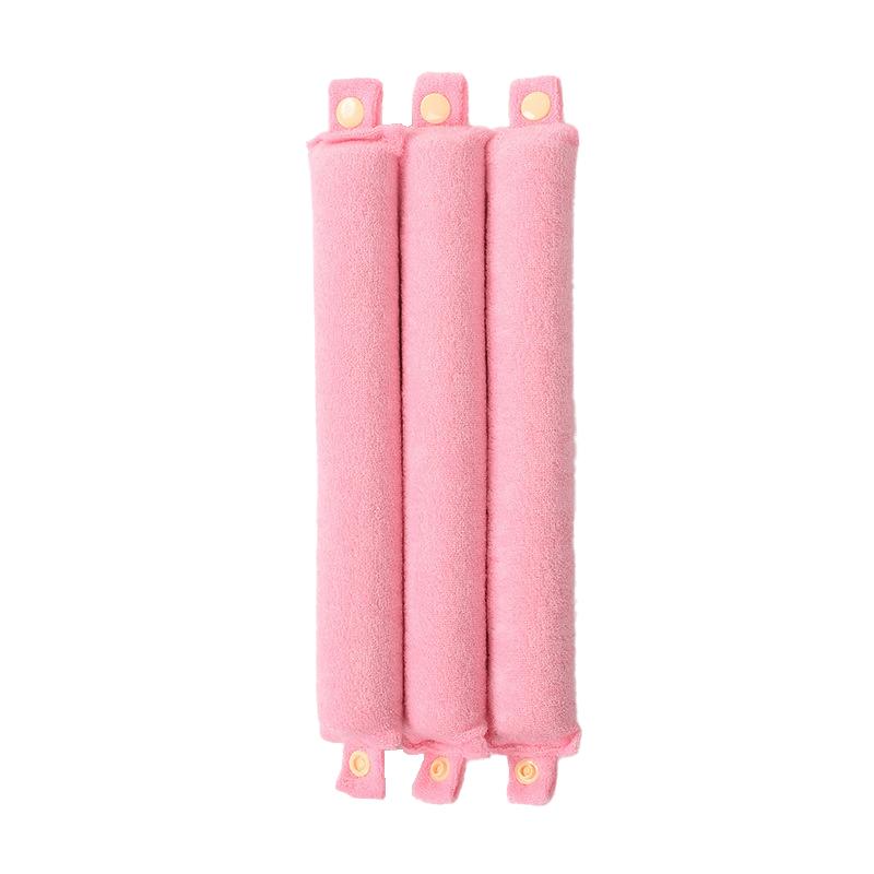 3pcs Heatless Hair Curler Overnight Heatless Curls Blowout Rods Headband Blow Out Hair Rollers Terry Cloth Rods For Long Hair
