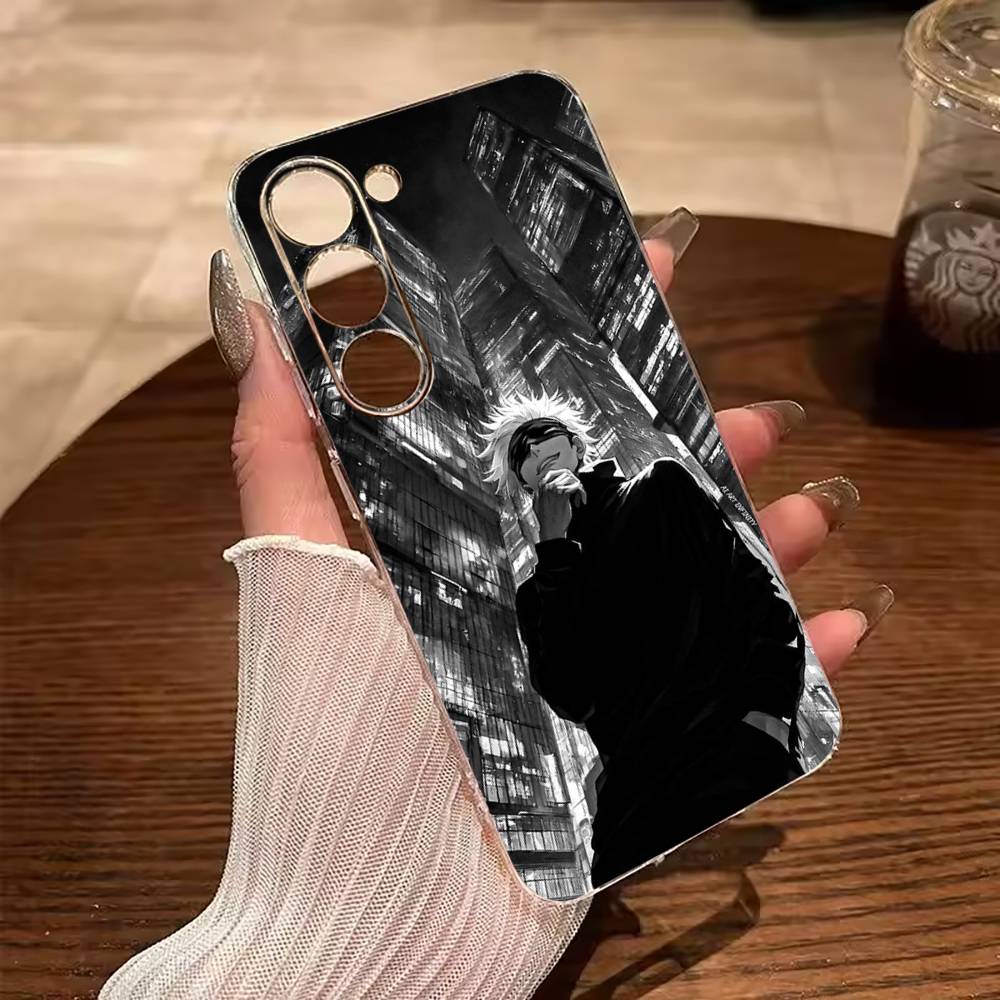 

Popular-Anime--Jujutsu -Kaisen Phone Case For Samsung Galaxy A71,A70,A52,A51,A40,A30 Transparent Cover Samsung a12