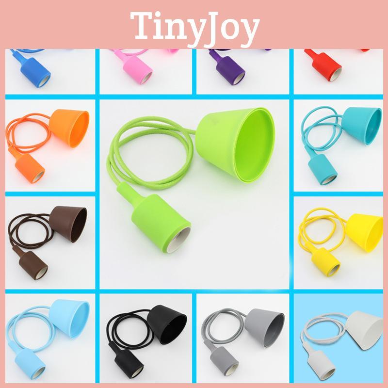 Pendant Silicone Led Light Socket Control Vintage Chandelier Supplies Decoration