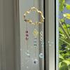 Handmade Suncatcher Chandelier Hanging Rainbow Catcher Wind Chimes Pendant  Bedroom Balcony Patio