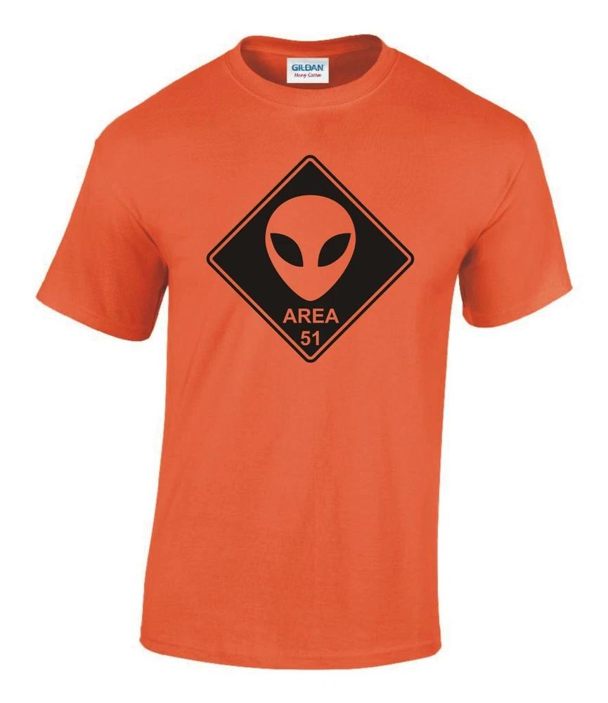Funny Alien Area 51 Road Sign Tshirt