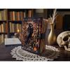 Raven Leather Grimoire Journal – Gothic Spellbook, Witchcraft Notebook