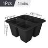 Silicone 4/6/12 Cell Seed Starting Tray Reusable Indoor Garden Nursery Box Seedling Pot Plants Propagation Germination Container