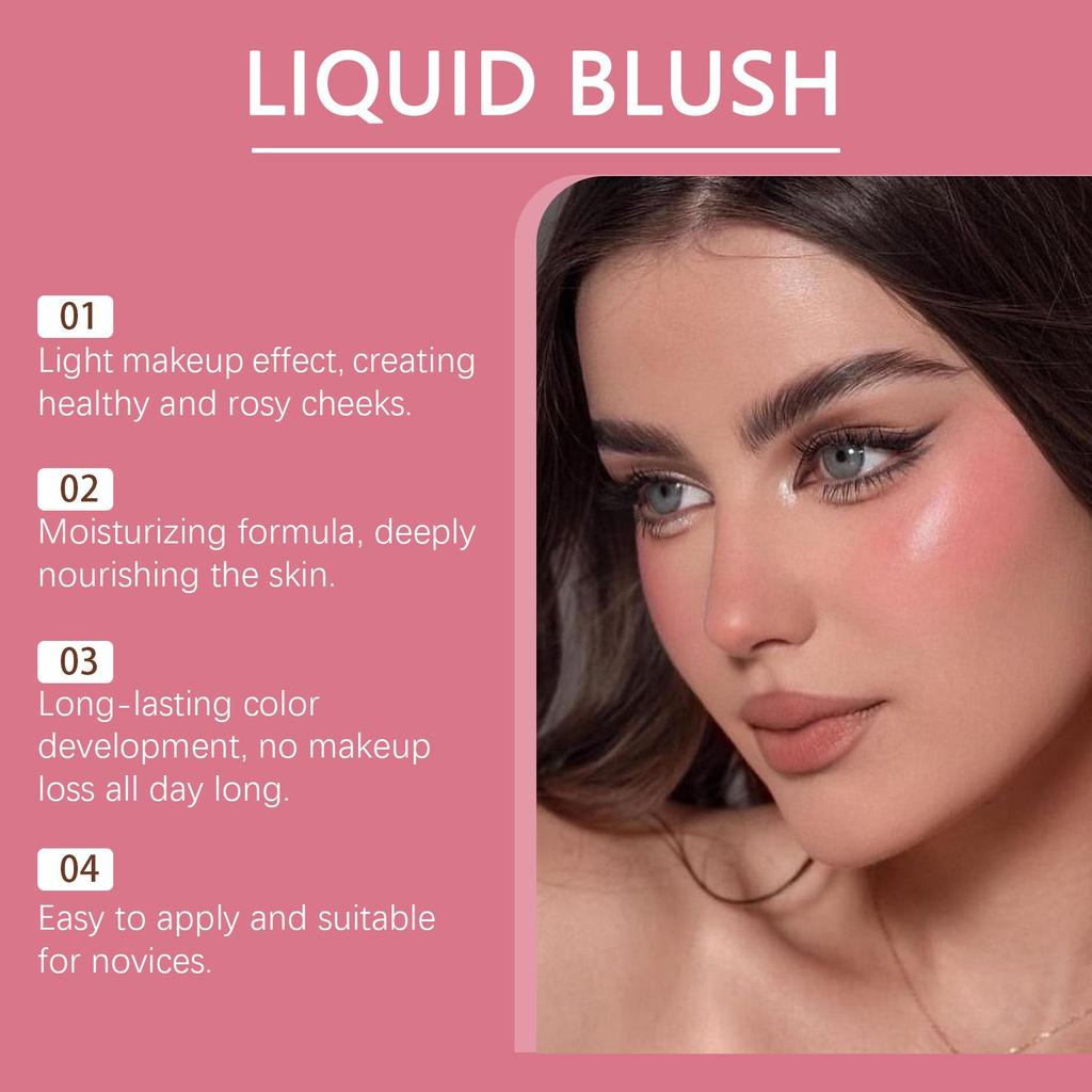 Blush Serum Natural Rosy Face Color Delicate Light Nude Makeup Not Easy To Remove 30ml