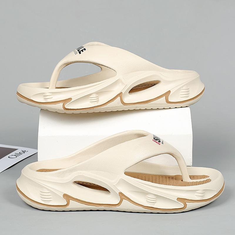 Men's Slippers Massaging the Feet Flip-flops Thick Bottom Unisex Soft EVA Nonslip Home Slippers for Women Men Summer Beach Shoes