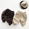 Sweatpants Medium  Patchwork Knitted Pants Winter Thickening Warmth Children's Wear