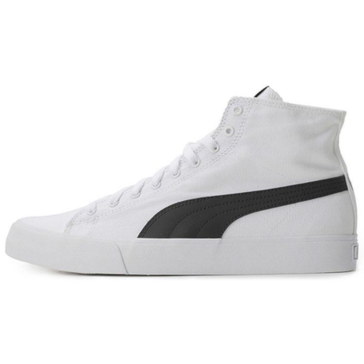 PUMA Bari Mid `White Black` 373891-01