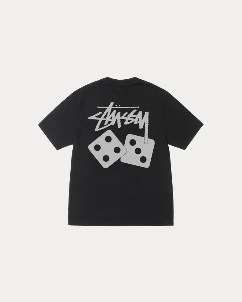 Stussy Dice Tee Pigment Dyed Black 1905077