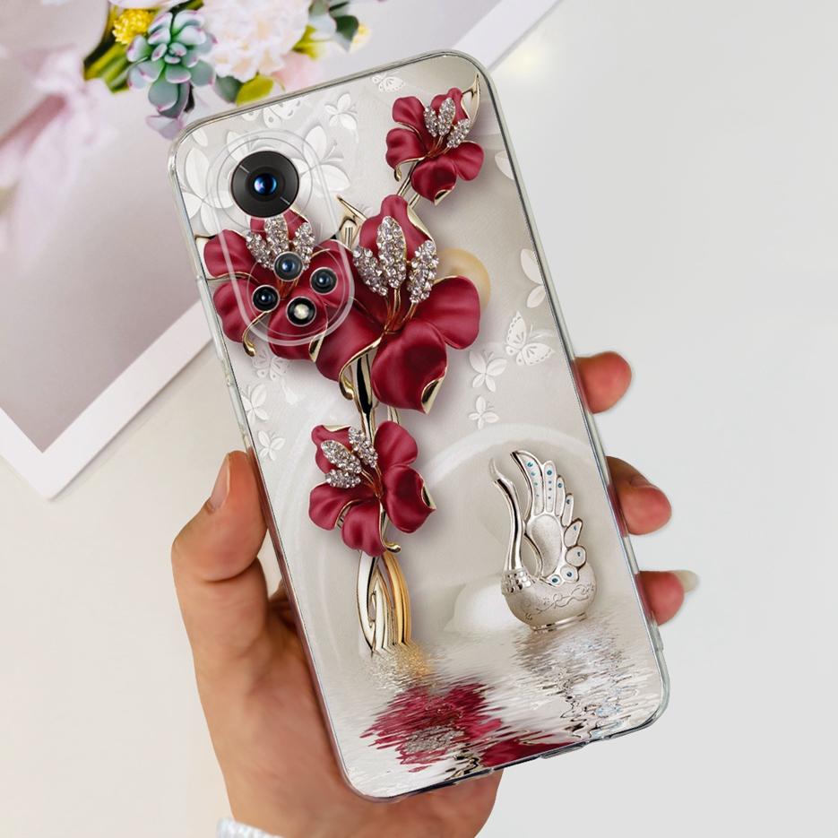 For Huawei Honor 50 Case NTH-AN00 New Fashion Painted Cover Soft Silicone Phone Case For Honor 50 Lite Honor50 Pro Fundas Bumper