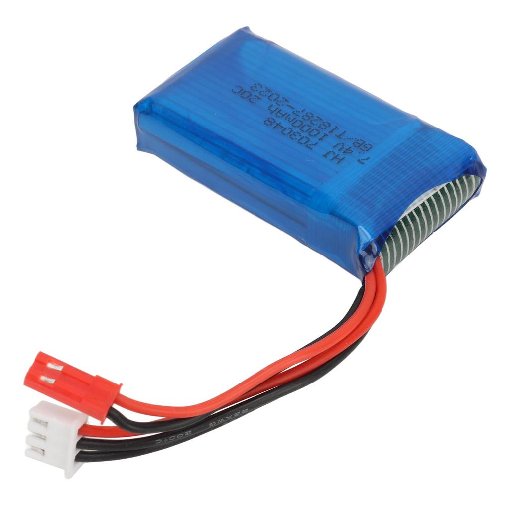 Drone Lithium Battery Replacement 1000mah 7.4v for WLtoys V912 Remote Control Quadcopter Aircraft