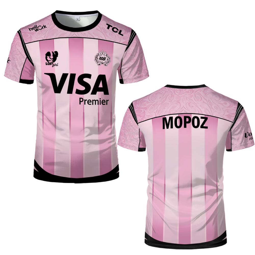 2026 New Gentle Mates Esports Jersey M8 Team Men s Sports Breathable Uniform Unisex Streetwear Short-Sleeve T-Shirt S