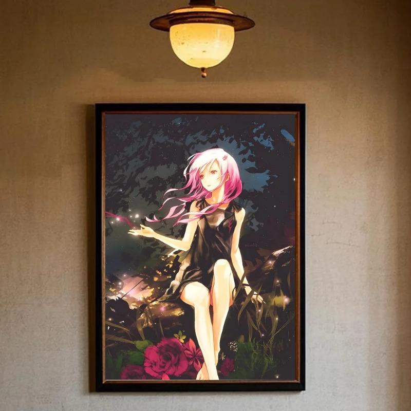 Guilty Crown Poster HD Art Sticky Wall Waterproof Home Living Room Bedroom Bar Aesthetic Decoration