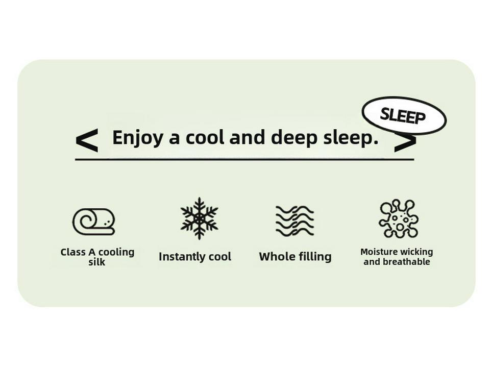 Cooling Silk Summer Blanket: Lightweight, Washable, and Perfect for Air Conditioning