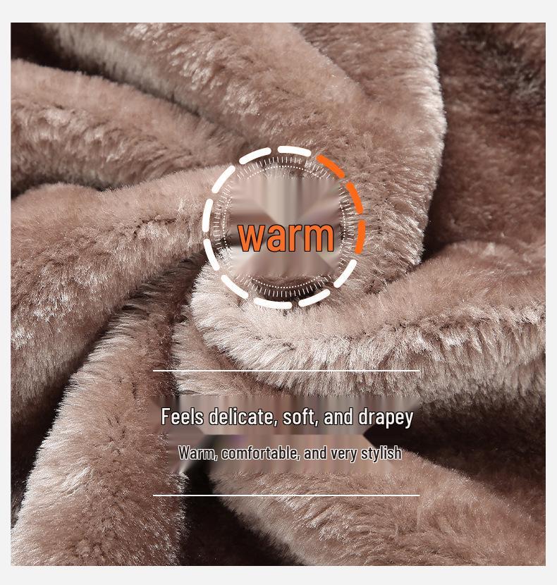 Men's Plus Size American Style Fleece Lined Winter Jacket