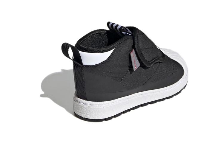 Adidas Originals SUPERSTAR 360 Boot I Mid top Toddler Shoes Black White Infant And Toddler FV7266