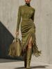 Women'S Fringed Elegant Temperament Dress Long Dress