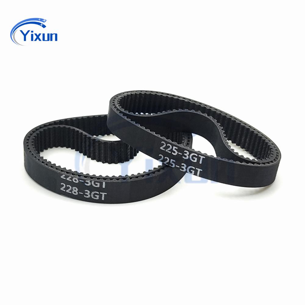 3GT Rubber Loop Timing Belt Length 279 282 285 288 291 294 297 300 303 306 309 312mm Width 6/9/10/15/20mm Synchronous Drive Belt