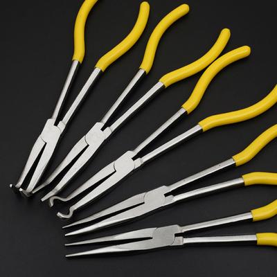 11 inç Çok İşlevli Düz Eğik Uçlu Uzun Burunlu Pense Mekanik El Aleti