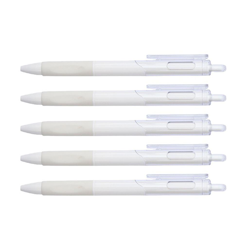 Gel Rollerball Pens Black Ink Retractable Fine ST Point Minimalist Design Pens Set for Writing Students School Office