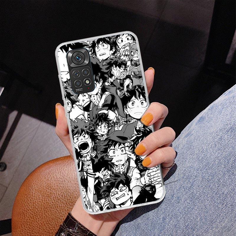 My Hero Izuku Deku Phone Case For Xiaomi Redmi Note 15 14 13 12S 12 11 Pro Plus 14S 11S 11E 10 10S 11T 5G Personalized Cover Red