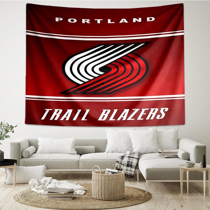 Portland Blazers Artwork Quick-Dry Tapestry Hanging for Bedroom,Livingroom, Playroom,Decor Art Room Wall Tapestry Holiday and Birthday Gifts