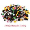 200-1000pcs Auto Fastener Assorted Kit - 30 Types Universal Bumper & Door Clips, Retainer Rivets for All Vehicles Quick Fix
