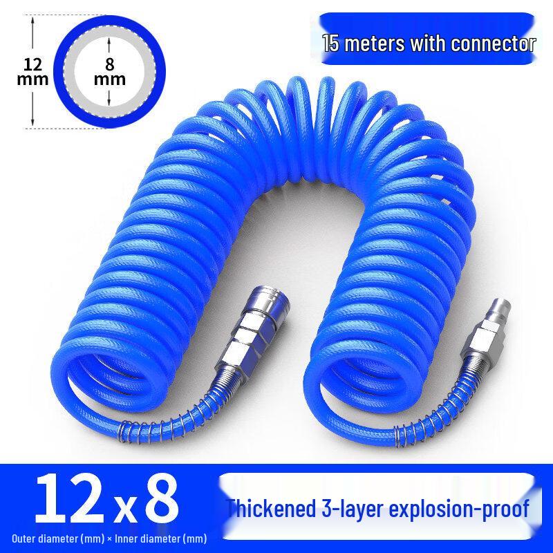 Aokewen PU Reinforced Spring Air Hose